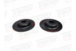 Two Large Steel Trim Washers For Dashboard Rubber Cladding On International 374 454 474 475 574 674 3118444R1