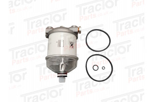Fuel Filter Assembly With M14 Ports For International  2400 248 385 454 484 485 Fiat 86 90 94 80 With Cav Type Filters  # Alternative To The Original Bosch Version Mounting # 3144502R91