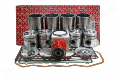 Engine Rebuild Kit for D239 Engine with Heavy Duty Pistons And German OE Elring Gasket for Case International 574 674 684 685 695 4210 Tractors GG EK 1