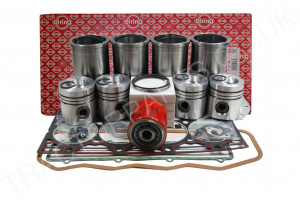 Engine Rebuild Kit for D268 Standard Pistons with Heavy Duty Rings and German OE Elring Gasket For Case International 884 885 895 4230 GG EK5