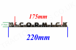 Chrome Badge Kit For International McCormick B275 B414 B250 