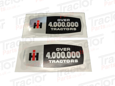 Decal Set Over 4,000,000 Tractors Production Chrome For International B414 
