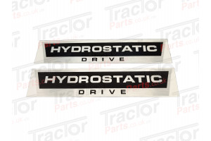 Decal Set Hydrostatic Drive Chrome And Black For International 454 574 674  