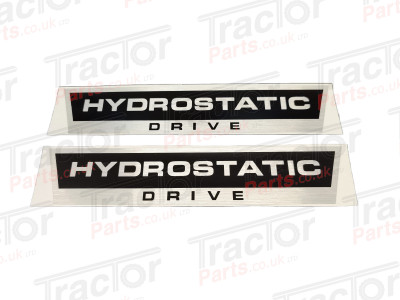 Decal Set Hydrostatic Drive Chrome And Black For International 454 574 674  