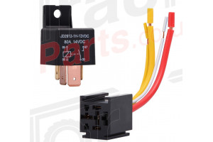 Relay 80 Amp 12V Universal With Bracket and Terminal Connector # Can Be Used For Many Different Uses On Any 12 Volt System #
