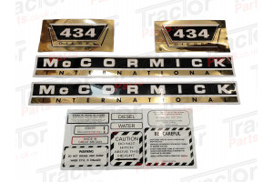 Decal Kit For McCormick 434 Eco Version 5pc Kit