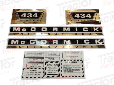 Decal Kit For McCormick 434 Eco Version 5pc Kit