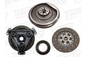 Clutch And Flywheel Kit 3 Cylinder 11" For International Case  454 484 385 395 485 495 3210 3220 Counter 11" Fibre Plate Weighted Flywheel Version 3144614R95