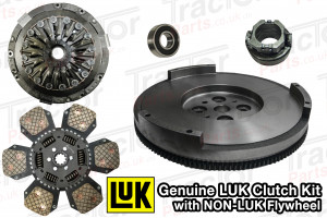 Flywheel and Genuine LUK Clutch Kit For John Deere 40 Series From Serial Number 416040, Also John Deere 50 Series with CC2 or MC1 Cab Only  (Mechanical Clutch Pedal Linkage) 