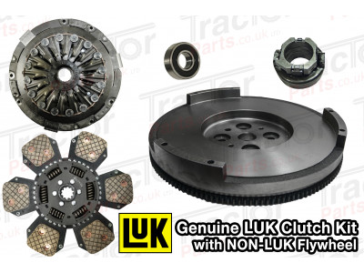 Flywheel and Genuine LUK Clutch Kit For John Deere 40 Series From Serial Number 416040, Also John Deere 50 Series with CC2 or MC1 Cab Only  (Mechanical Clutch Pedal Linkage) 