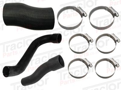 Radiator Hose Kit for International Harvester 3 Cylinder Tractors with Non-Aircon and Larger Coolant Manifold Inlet 454 484 485 495 238 248 2400