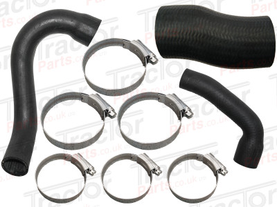Radiator Hose Kit For Case International Harvester 584 684 784 884 585 685 785 885 595 695 795 895 Tractors Without Aircon (574 674 WITH LARGE COOLANT MANIFOLD ONLY)