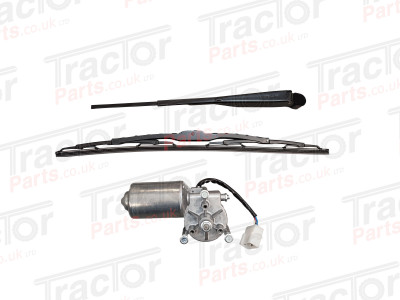 Wiper Motor, Arm and  Blade Kit  # XL Cab # For Case International 955XL 1055XL 1255XL 1455XL 856XL 956XL 1056XL 844XL 385 485 585 685 785 885 985 395 495 595 695 795 895 995 3210 3220 3230 4210 4220 4230 4240
