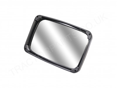 Universal Large Wide Angle Replacement Mirror Adjustable Ball Fitting with 10-20mm Tube Fixing 252mm Width x 168mm Height 