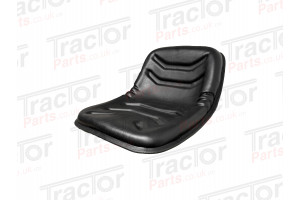 Universal Replacement Black PVC Seat Pan For Vehicles Such As Tractors Forklift Loader Excavator Truck Dumper Roller Telehandler Backhoe
