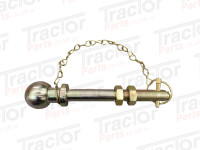 Ball Hitch Pin # 25mm Diameter # 190mm Clearance Length 50mm Standard Tow Ball Head