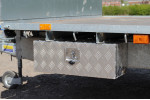 Aluminium Chequer Plate Tool Box Suitable For Ifor Williams and Other Trailers, Tractors and Vehicles