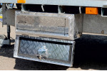 Aluminium Chequer Plate Tool Box Suitable For Ifor Williams and Other Trailers, Tractors and Vehicles
