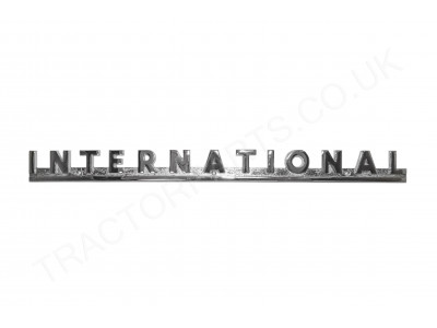 B250 Chrome Badge 21.5 inch Longer Version Early Tractors 704134R3 For International McCormick