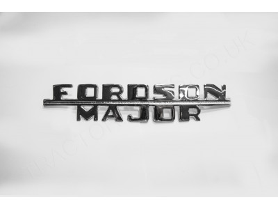 Fordson Major Side Chrome Finish Badge