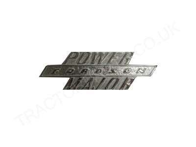 Fordson Power Major Chrome Finish Badge