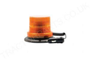 LED Flashing Amber Beacon Compact Magnetic Mount 12/24/48V IP67 ECE R10 Waterproof