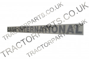 Rear Cab Sticker Decal Maxxum Black Letter Silver Outline DEC-117 5120 5130 5140 5150 For Case International