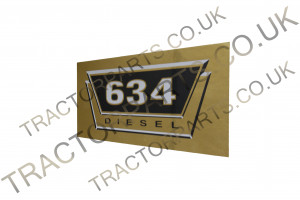 634 Decal Sticker With Metallic Gold- Top Quality Thermal Printed Vinyl Decal Transfer For International McCormick