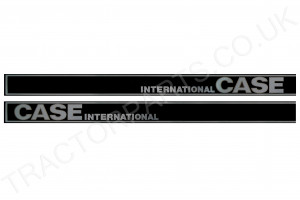 1255XL 1455XL Black and Silver Series 2 Decal - Top Quality Thermal Printed Vinyl Decal Transfer For Case International