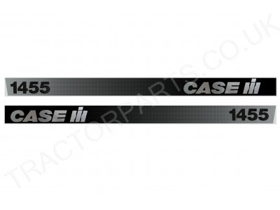 1455XL Bonnet Decal 3rd Version/Type Black and Silver - Top Quality Thermal Printed Vinyl Decal Transfer