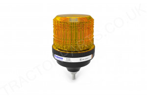 LED Amber Flashing Bronze Beacon 1 Bolt Mount 360 Flash 12-24V EB5011A ECCO Britax PMG