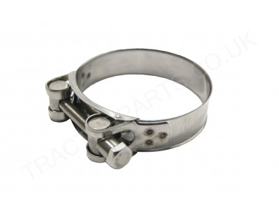 Stainless Steel Exhaust Clamp 80 - 85mm For Case International 5100 5120 5130 5140 5150