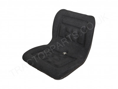 Universal Seat Pan with Black Fabric and Steel Back 400mm Wide For Many Makes and Models of Tractors Including Case International Harvester SE-13P