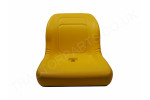 PVC Yellow Seat Pan One Piece Foam with Drainage and Multi Hole Universal Mounting Pattern Replacement