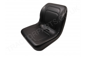 PVC Black Seat Pan One Piece Foam with Drainage and Multi Hole Universal Mounting Pattern Replacement