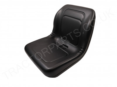 PVC Black Seat Pan One Piece Foam with Drainage and Multi Hole Universal Mounting Pattern Replacement