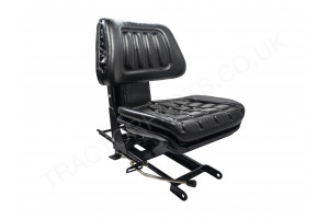 Replacement 2PC Moulded PVC Seat With Mounting Brackets Fits International Tractors 276 B250 B275 434 414 444 354 374