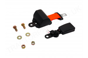 Orange Seat Belt Replacement Standard Retractable With Bolts and Switch Seatbelt High Vis Safety