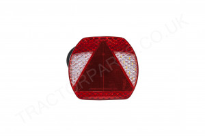 Low Profile Rear Tail Trailer Lamp Light Slim-Line LED Right 197mm x 180mm Waterproof IP67 ECE Approved