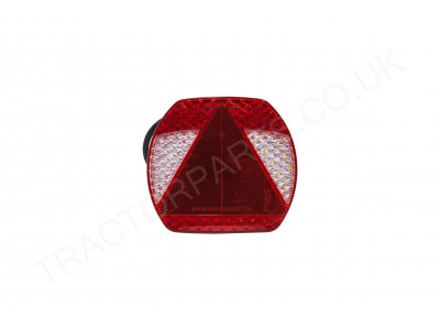Low Profile Rear Tail Trailer Lamp Light Slim-Line LED Right 197mm x 180mm Waterproof IP67 ECE Approved