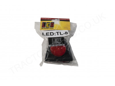 12V 24V Front and Rear Rubber Marker LED Waterproof IP67 ECE Approved 82mmx101mmx66mm