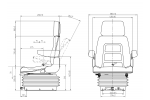 Tractor Seat For Case International XL  Cab And David Brown 956XL 1056XL 1255XL 1455 XL 885XL 4230XL Grammer Type SE-85 